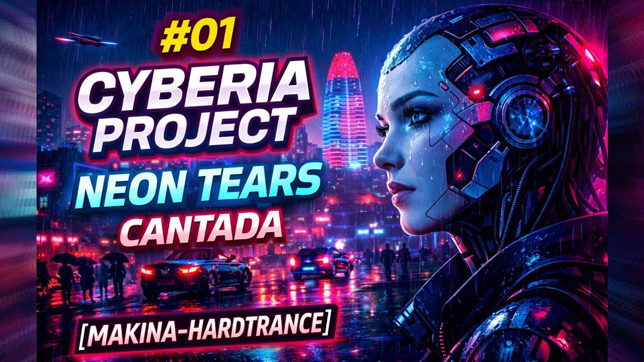 NEON TEARS - CYBERIA PROJECT | 2026 I #01 I KIVY AIMusic I Cantada I Makina-Hardtrance