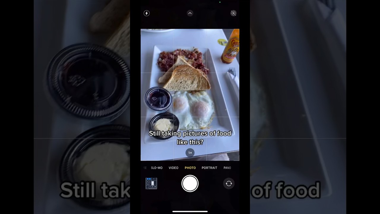 Вы всё ещё фотографируете еду вот так?