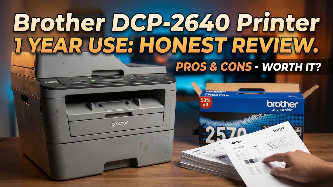 Brother DCP-2640 Printer Full Tutorial | After 1 Year Review | Aadhar Card Micro Print