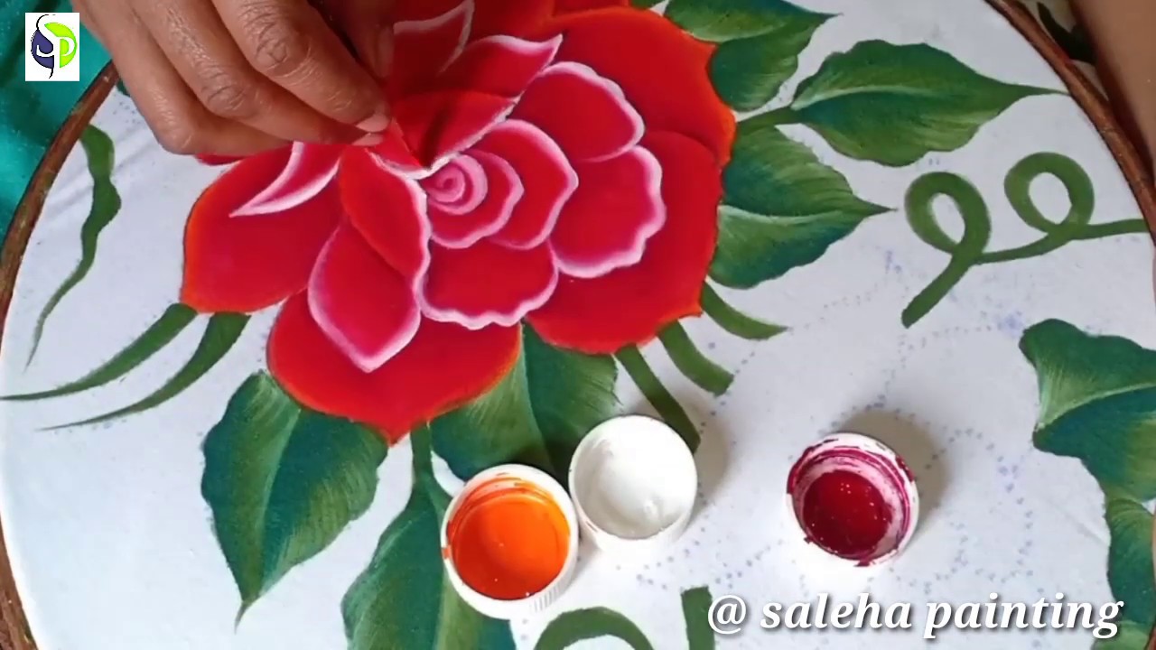 Beautiful Corner Bed Sheet Design..