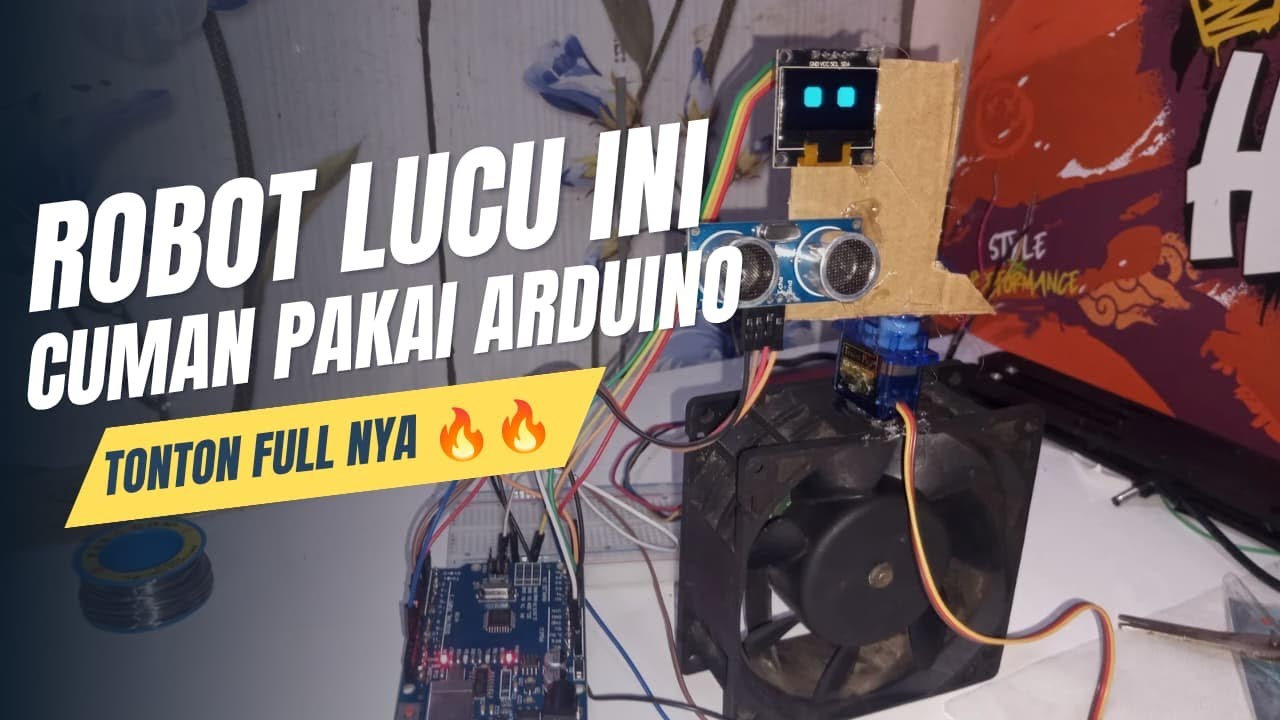 Robot Lucu Ini Bisa Marah Kalau Didekati! 😡 | Arduino + OLED Display Project