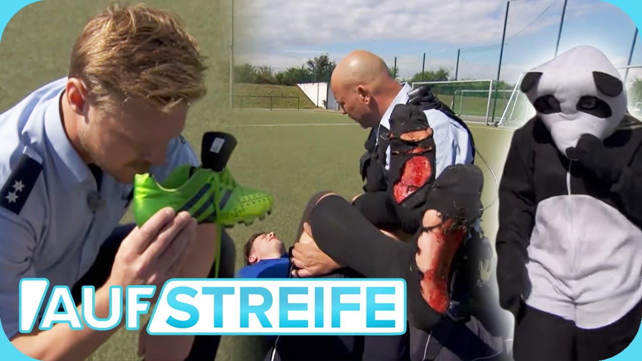 Angriff im Panda Kost&uuml;m! 🐼 Fu&szlig;baller bekommt die F&uuml;&szlig;e VER&Auml;TZT 🔥 | Auf Streife | SAT.1