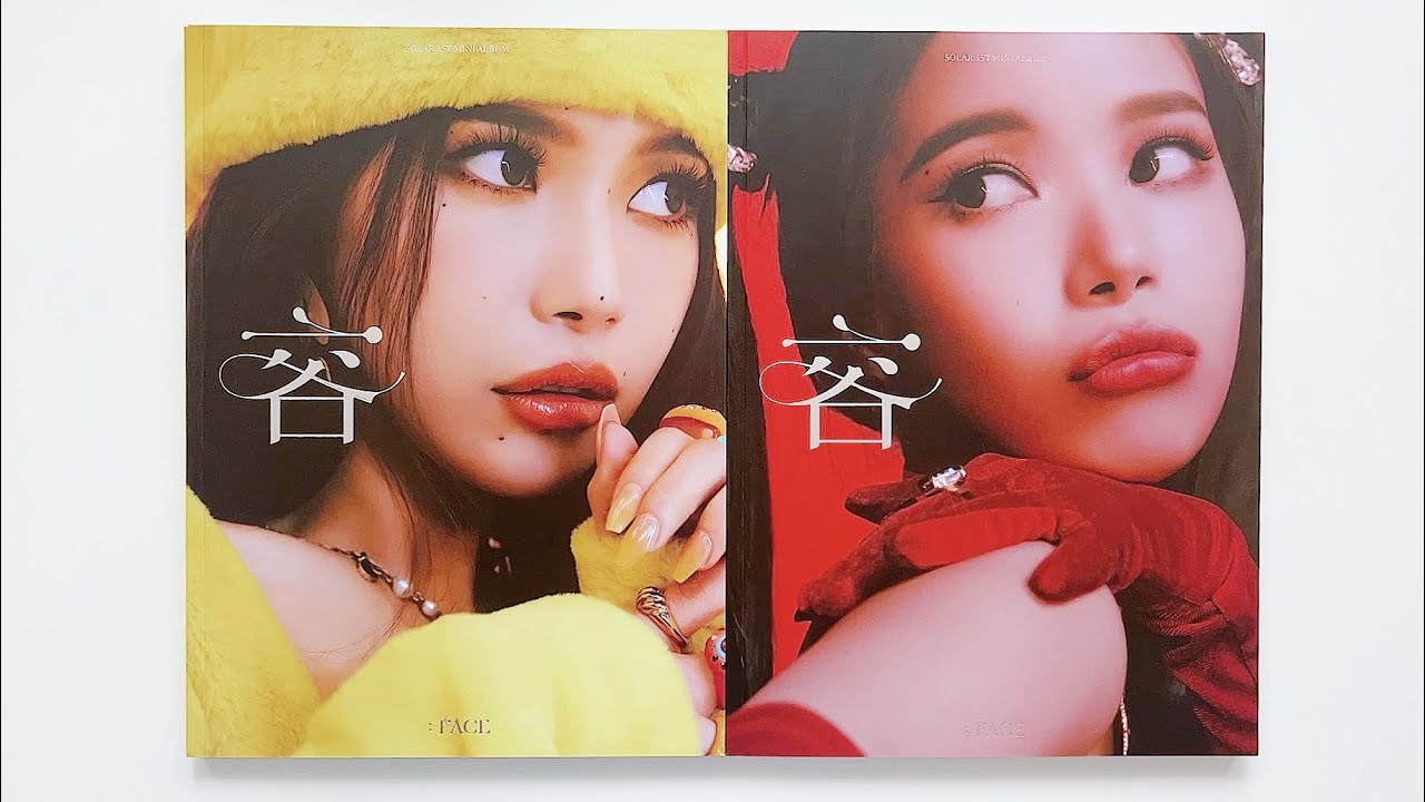 unboxing solar face albums (face & persona ver.) 🍯