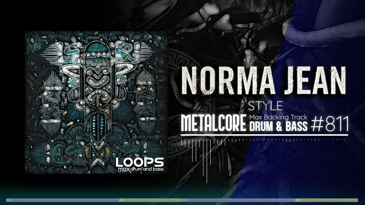 Metalcore Backing Track / Drum And Bass / Norma Jean Style / 200 bpm Jam in F Minor