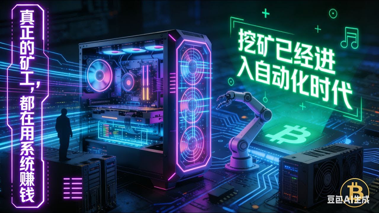 挖矿早就不是拼显卡了｜真正赚钱的矿工都在用自动化系统💰自动化挖矿系统实战：算力调度+收益监控+链上部署教学｜别人还在手动挖矿，我已经让系统自己赚钱了