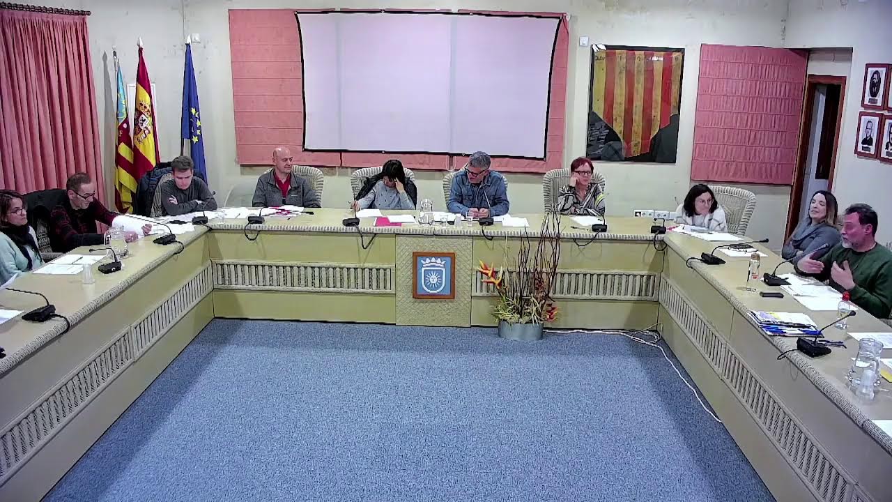 PLENARI ORDINARI AJUNTAMENT DE GATA 26/3/2024