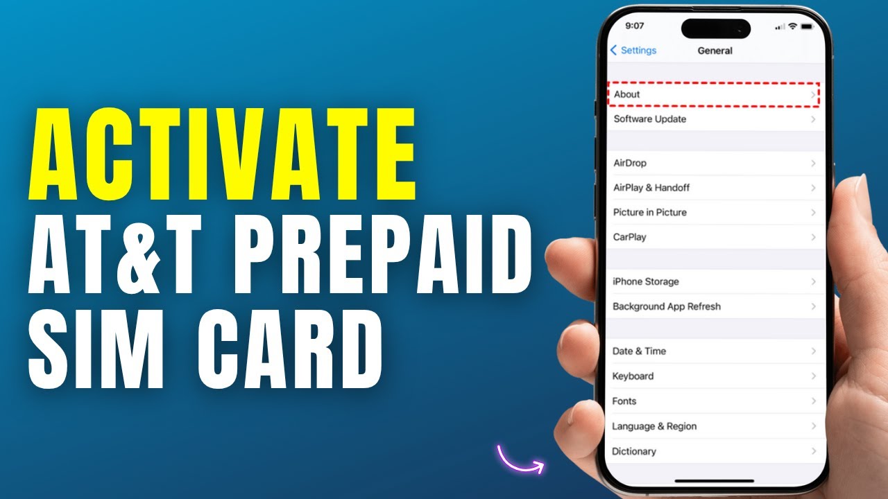 Как активировать предоплаченную SIM-карту AT&T