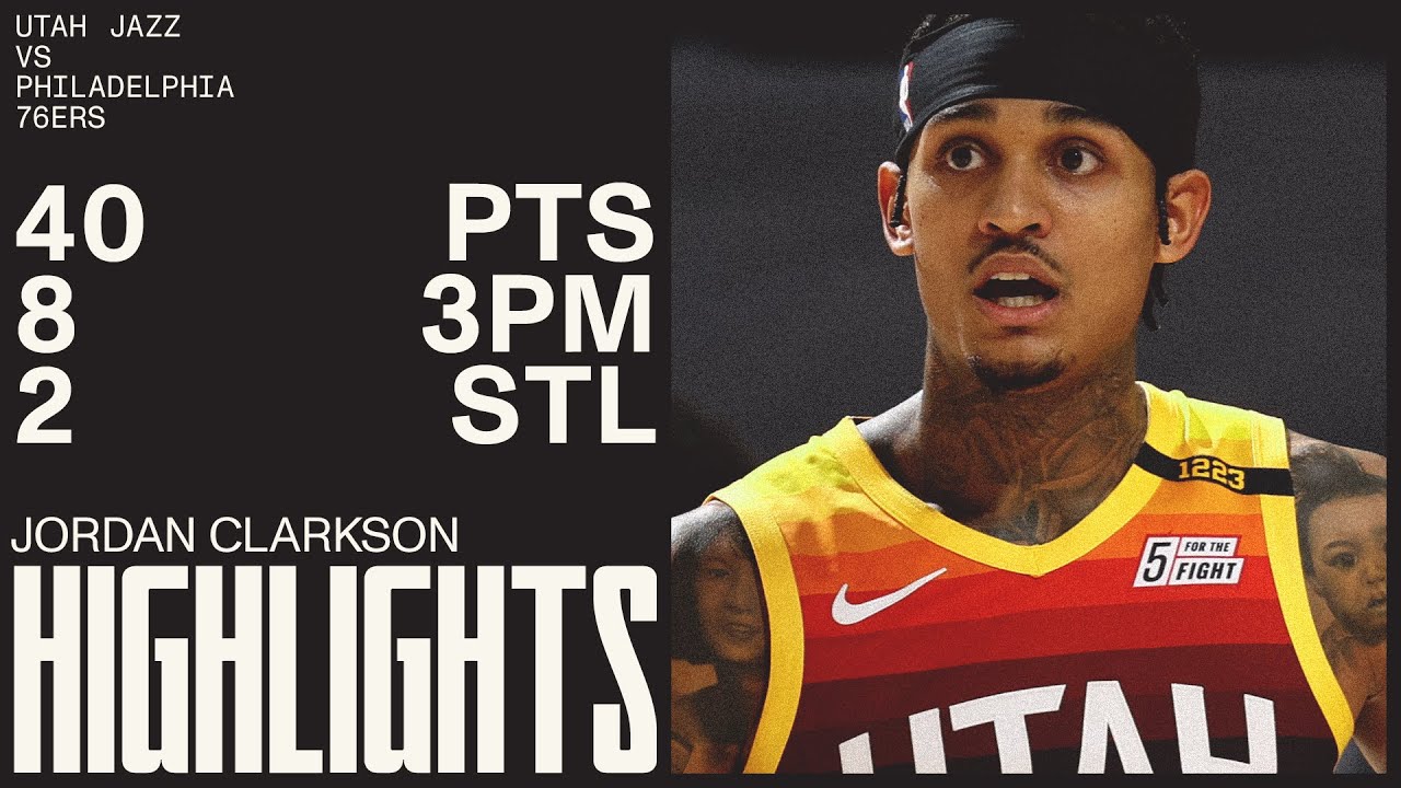 Jordan Clarkson GOES OFF for 40 POINTS | UTAH JAZZ