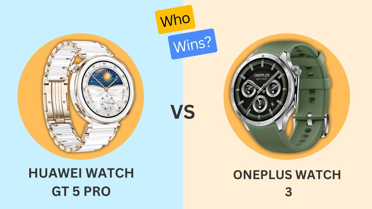 Huawei Watch GT 5 Pro против OnePlus Watch 3 &ndash; какие умные часы действительно стоит купить?