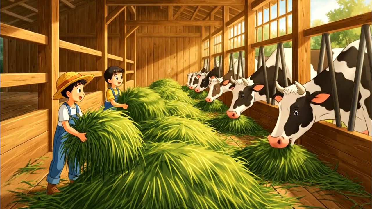 Village Animals of Bangladesh 🌾🐄  Hand-Drawn Studio Ghibli Style Rural Life Animation #ghiblivibes
