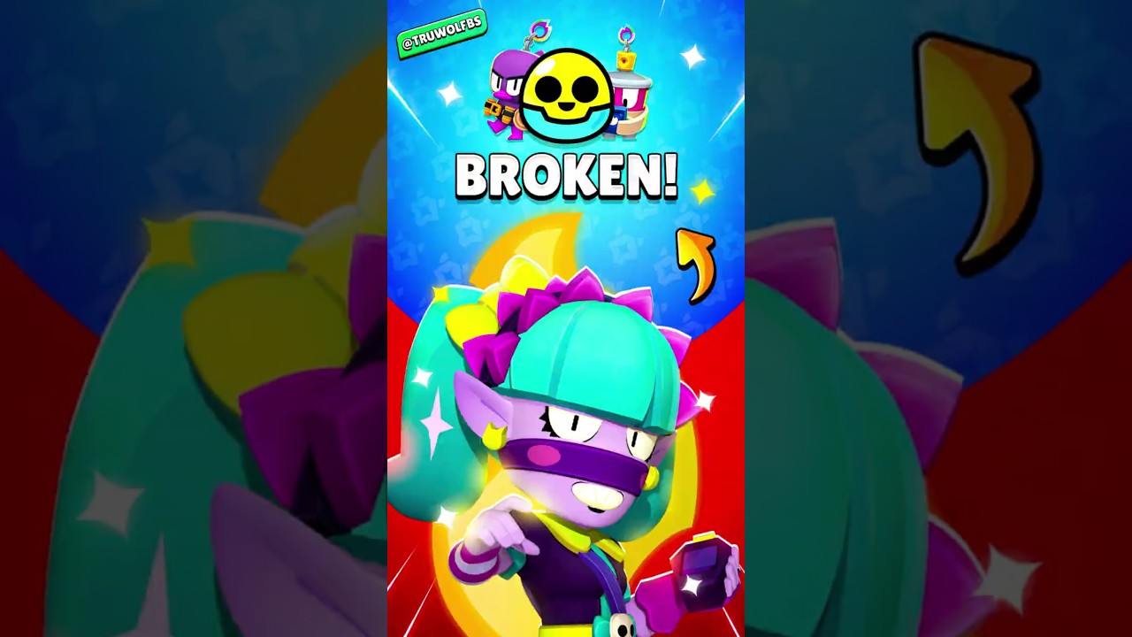 Топ-5 *сломанных* Баффи в Brawl Stars! 💀 #brawlstars