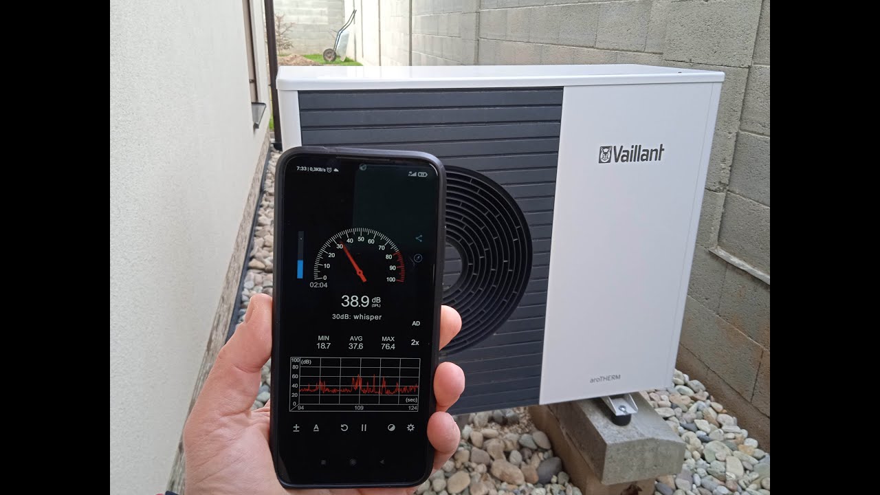 Tiché tepelné čerpadlo Vaillant aroTherm - hlučnosť