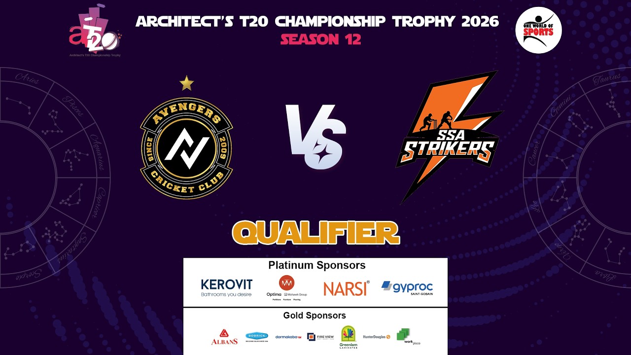 AVENGERS VS SSA || QUALIFIER 1 || ARCHITECT'S T20 CHAMPIONSHIP TROPHY 2026 || SEASON 12