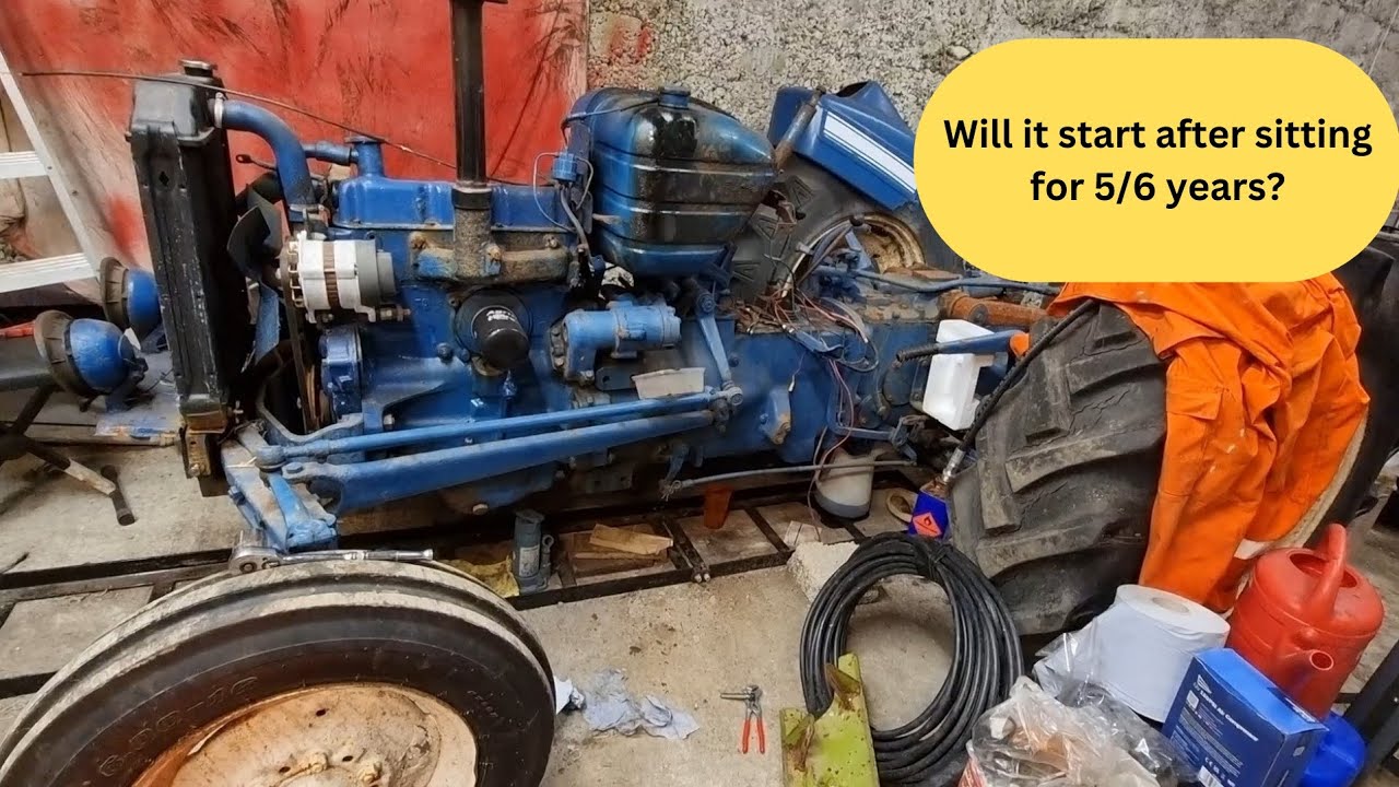 Will this Ford 3000 tractor start after sitting for years.