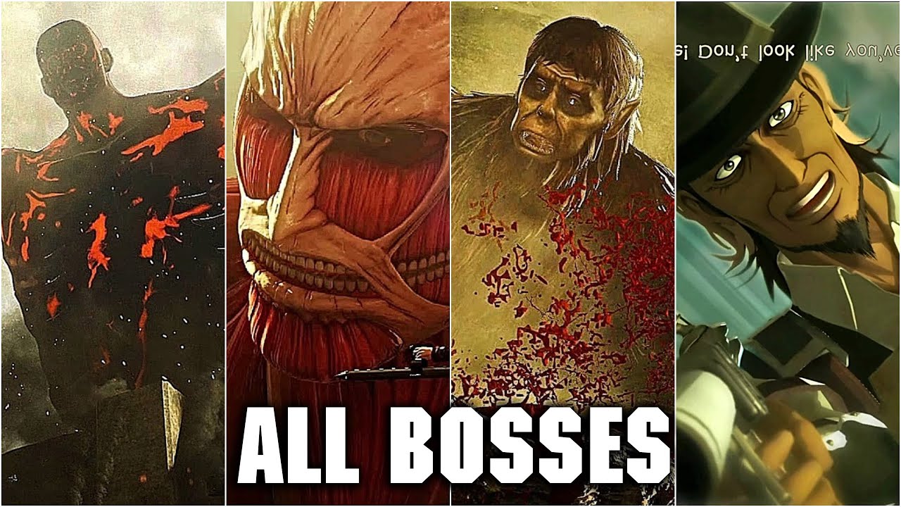 Attack On Titan 2: Final Battle All Bosses + Ending (Season 3 Part 2)