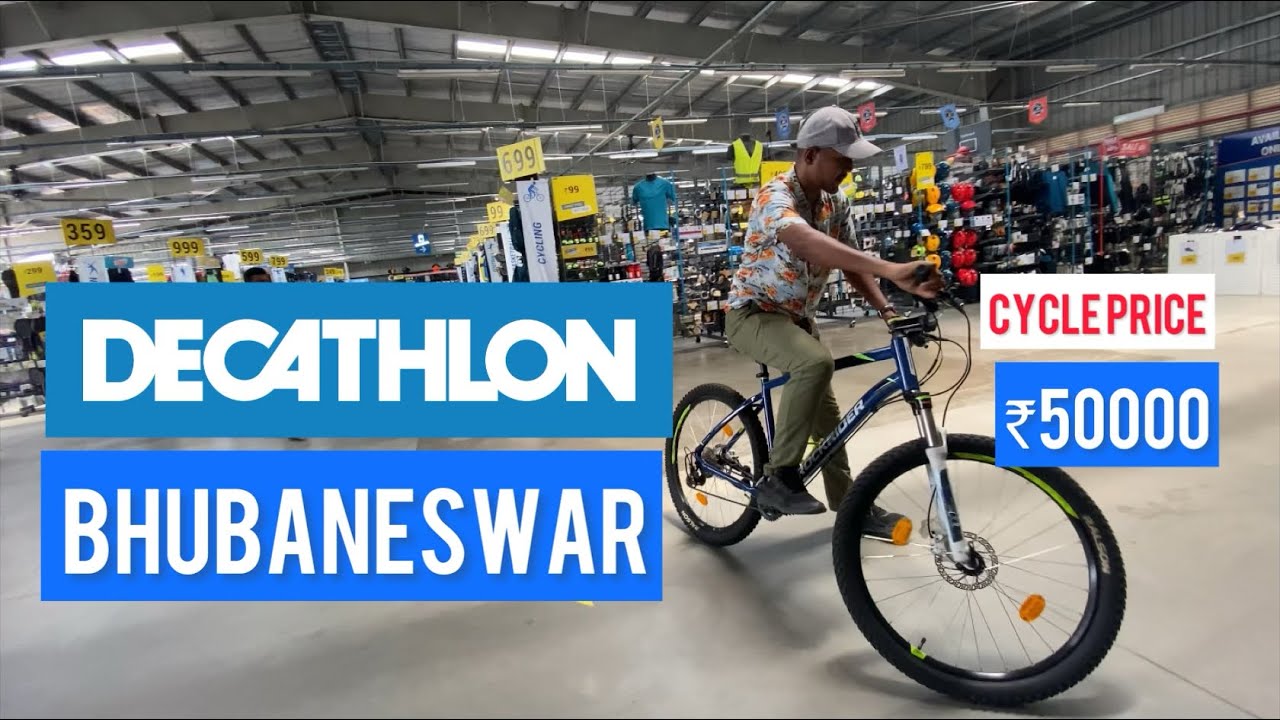 cycle shopping. cost 50000 .decathlon bhubaneswar 🚲🚴‍♂️