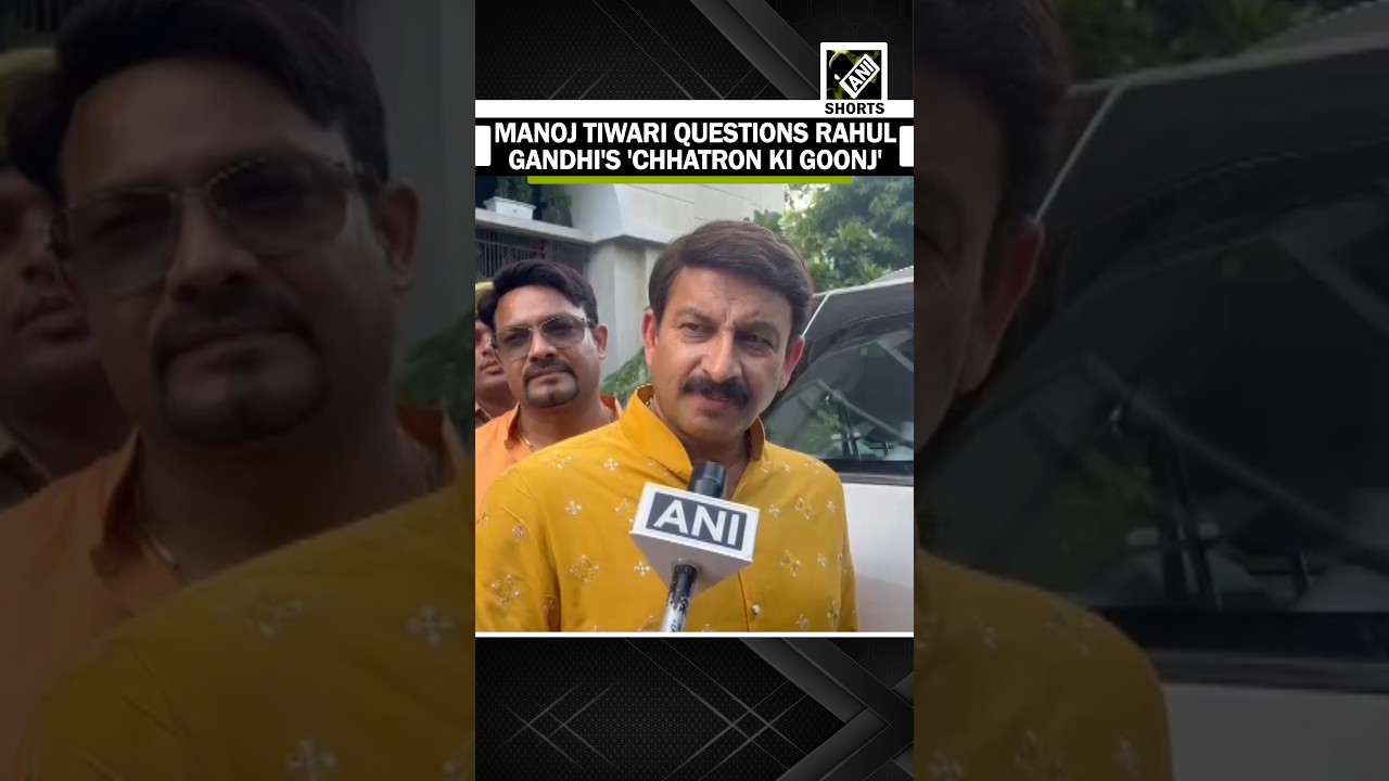 'Why Not Visit Paper Leak-Hit States?': Manoj Tiwari Questions Rahul Gandhi's 'Chhatron Ki Goonj'