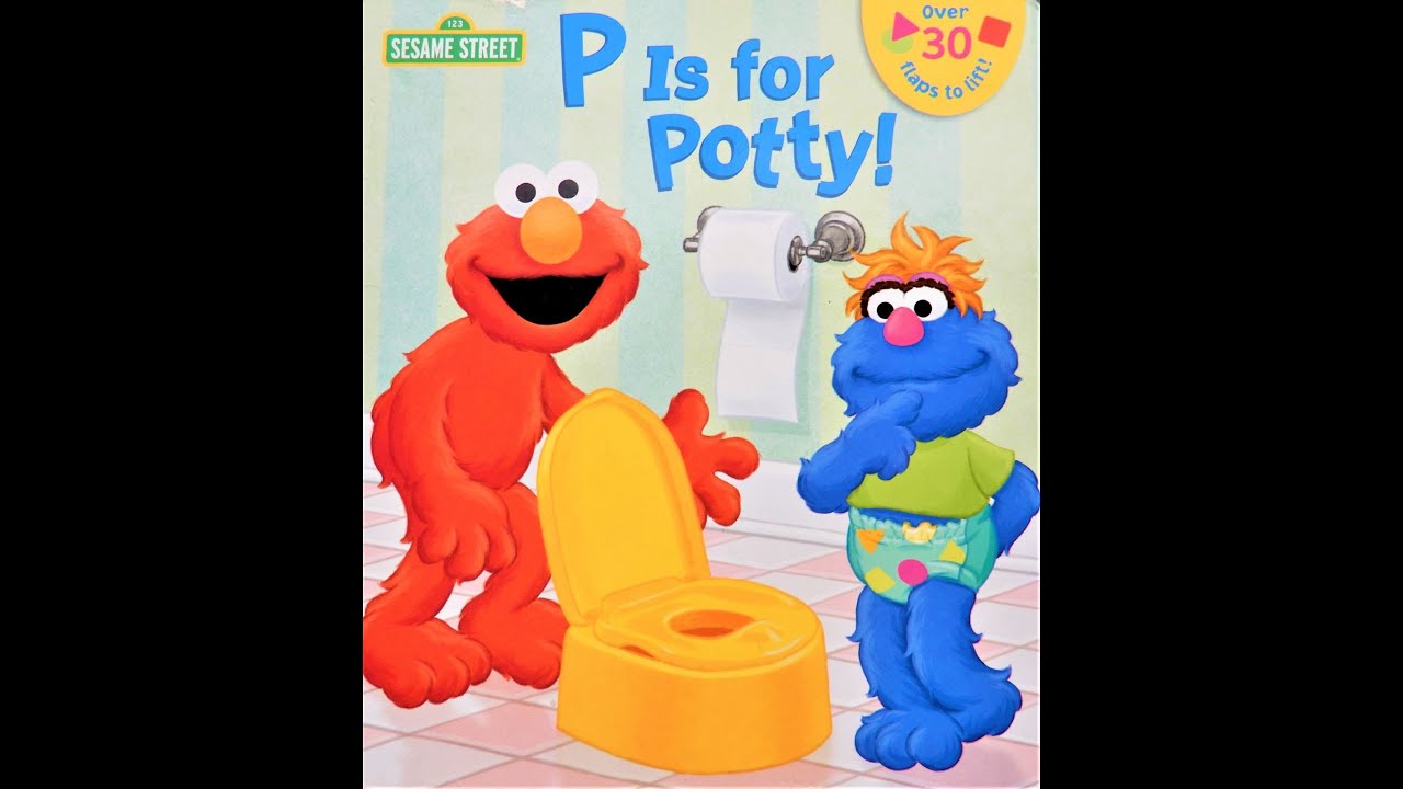 Sesame Street P is for Potty! Book Read Aloud #kidsbooksreadaloud #books #reading Potty Training