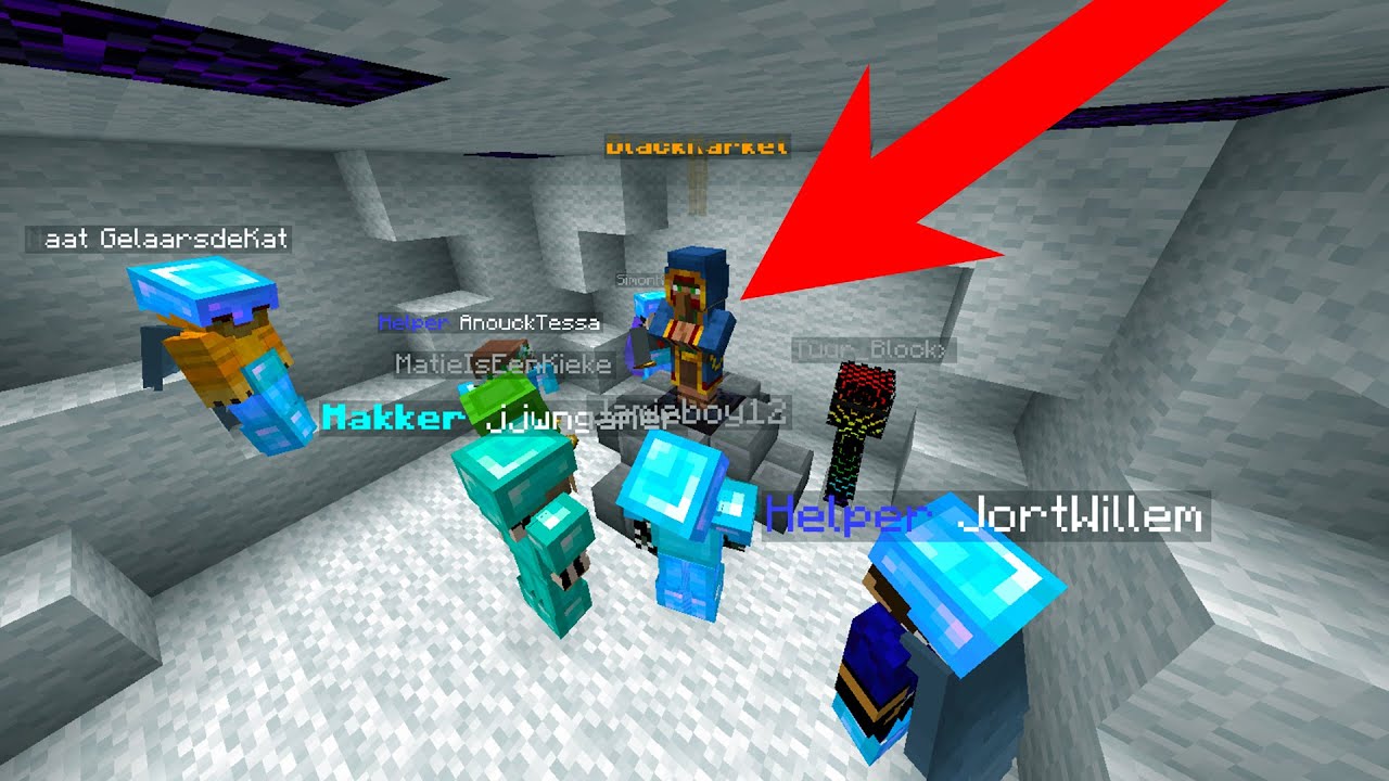 IK HEB EEN VERSTOPTE ZWARTE MARKT GEVONDEN - Minecraft Skyblock 1.16