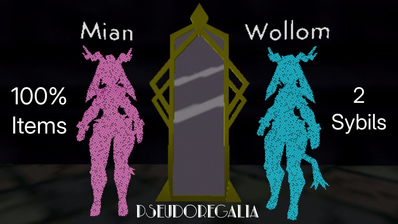 Pseudoregalia 2 Player Itemshare 100% Speedrun with @W0llom
