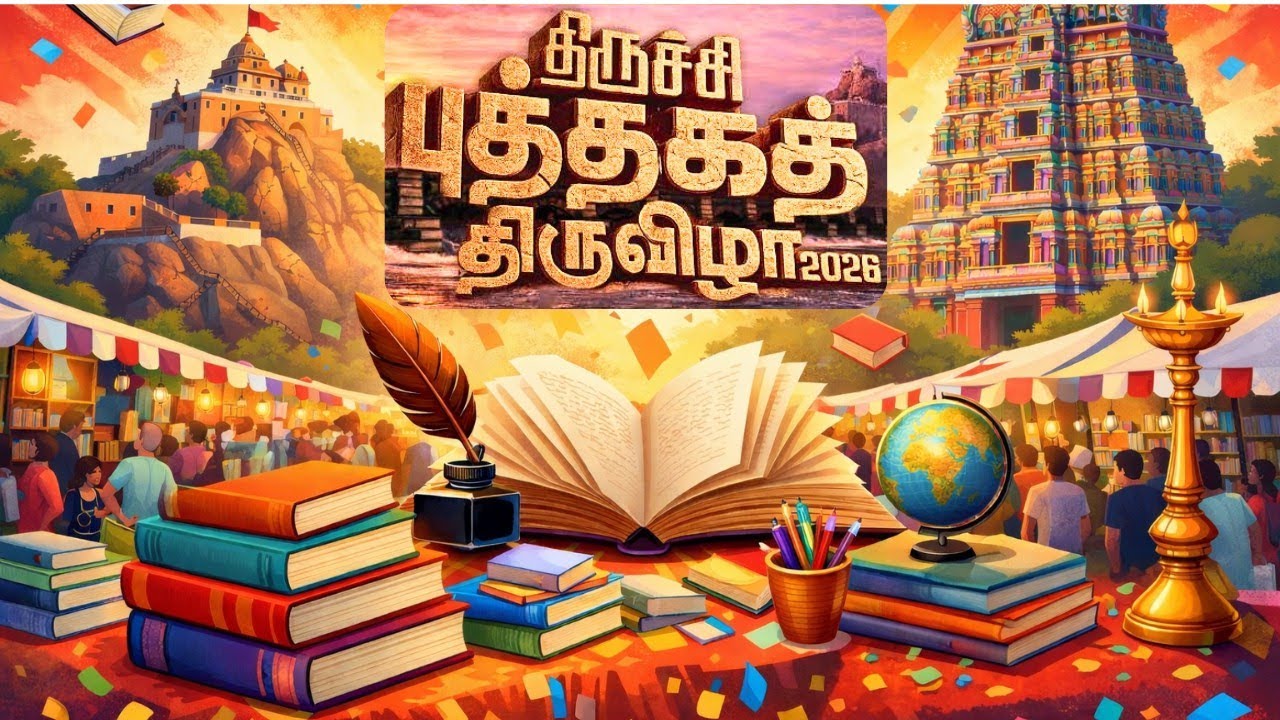 திருச்சி புத்தகத் திருவிழா 2026 | உங்களுக்கு தேவையான அனைத்து புத்தகங்களும் கிடைக்கும்.. #mraanaiyar 