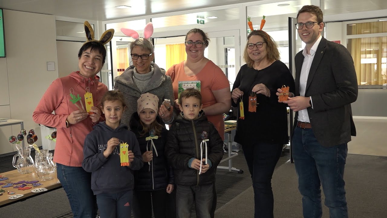 Osterbazar der Schwechater Volksschule am Frauenfeld