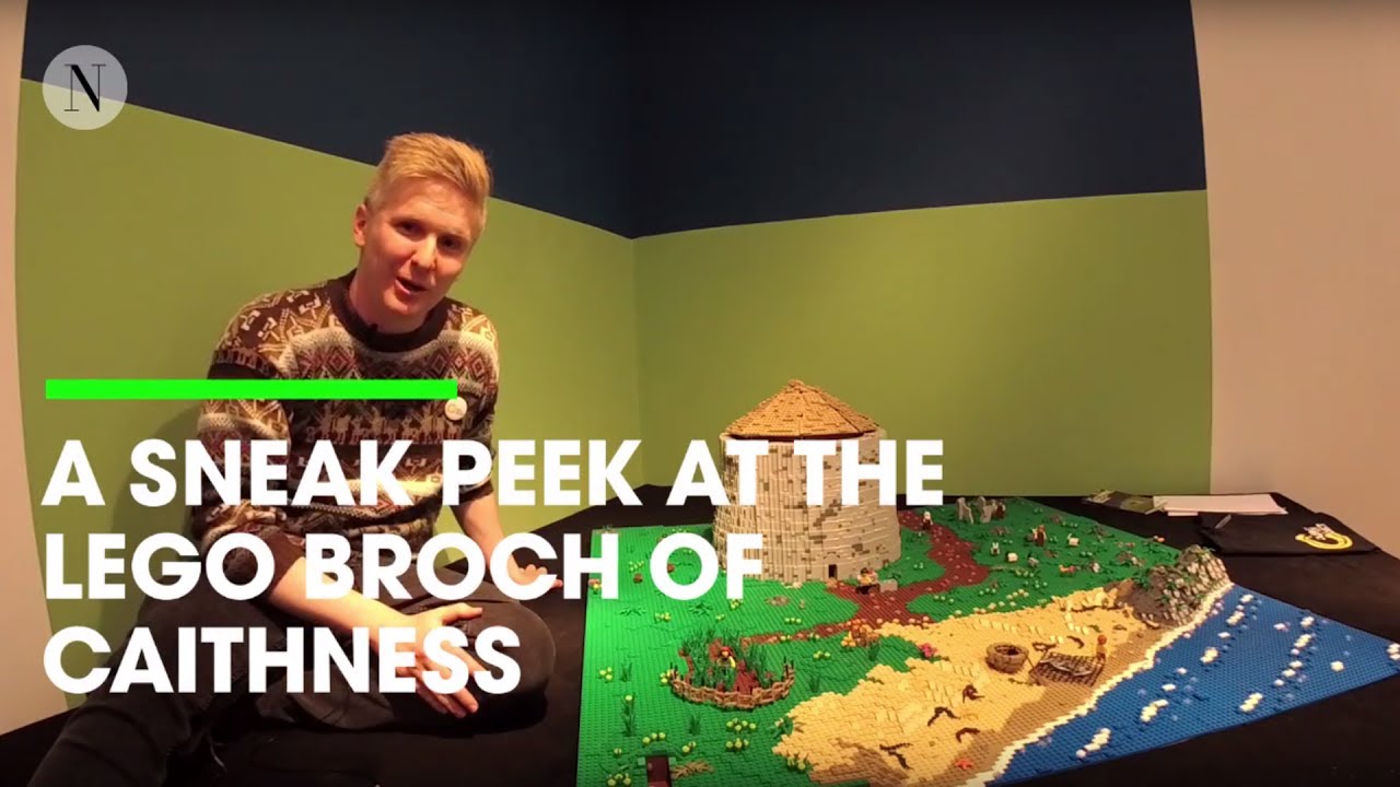A Sneak Peek at the Lego Broch of Caithness