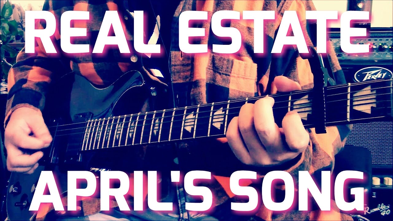 Real Estate - April's Song (guitar cover + TAB)