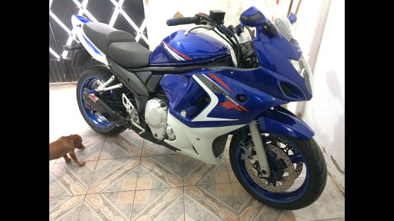 Troquei o refil da Suzuki GSX 650f | olha como ficou!