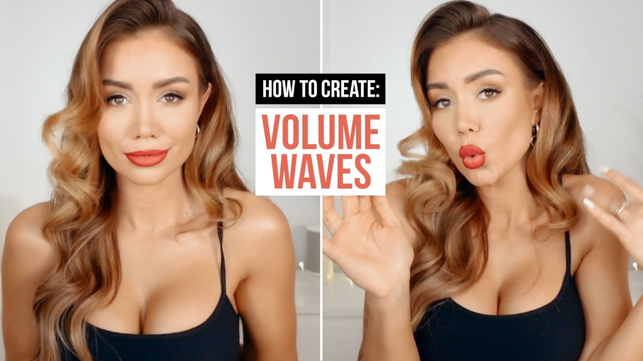 Big voluminous romantic waves | Pia Muehlenbeck Bridal Hair Look Tutorial