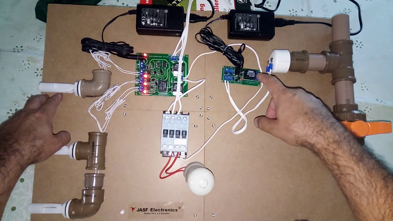 Placa Controle de Nível e Sensor Contrasseco - JASF Electronics (18) 988099192 - whatsapp