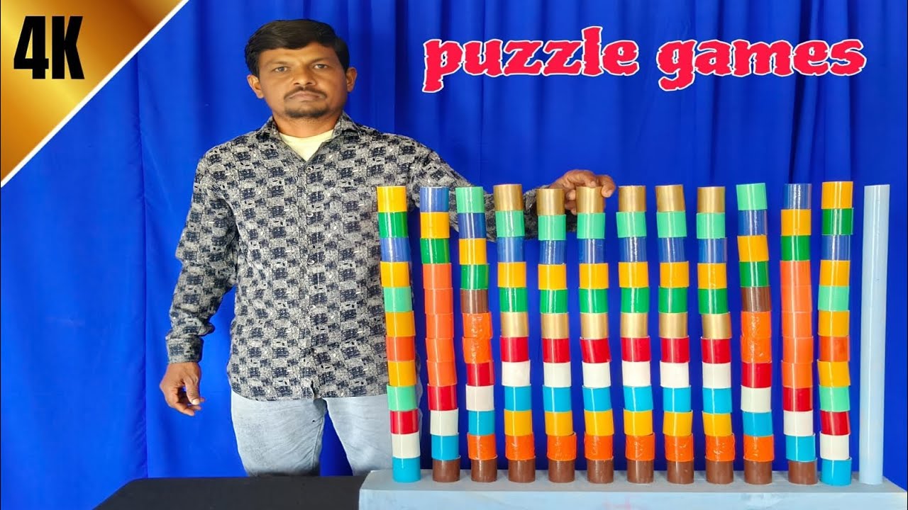 Top 10 Mast Coloring Cylinder Design Matching Game Challenge HD Videos 2026 | Puzzle 🧩🧩
