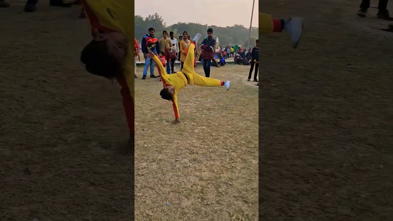 Public reaction 🔥🤗..@bboyayush #gaming #public #publicreaction #powermove #shorts #lucknow
