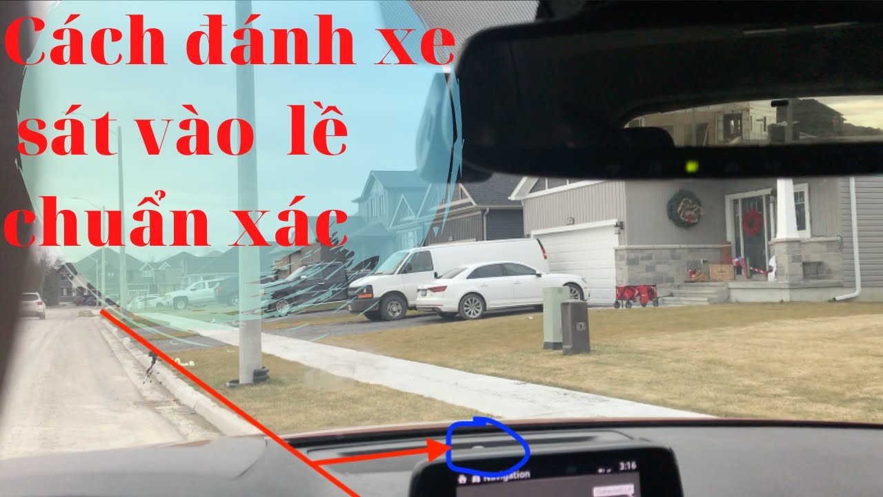C&aacute;ch tấp xe s&aacute;t v&agrave;o lề chuẩn x&aacute;c m&agrave; kh&ocirc;ng c&aacute;n lề - Pull over to the curb and stop