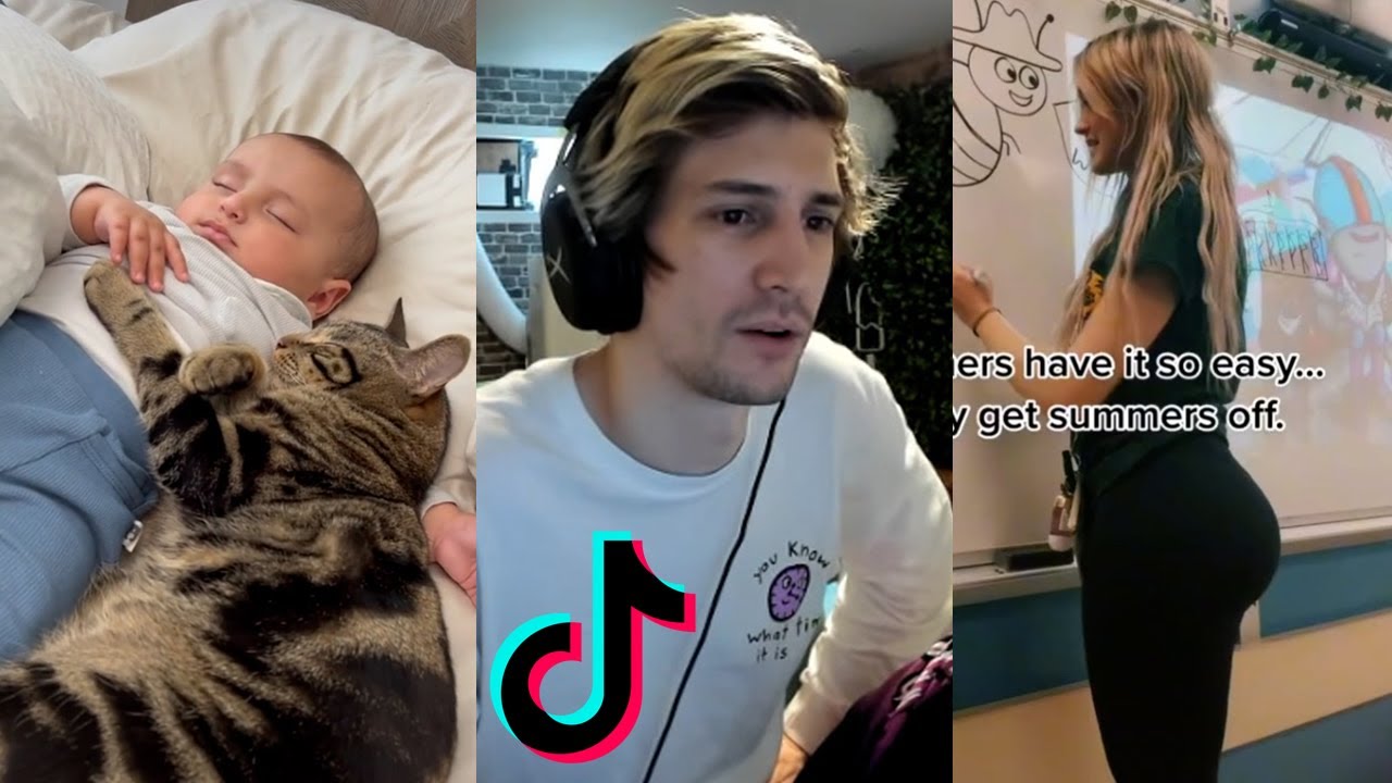 xQc Reacting to Tiktok W / Chat / Poke / Jesse