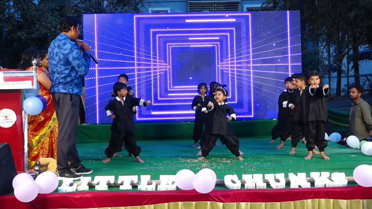 Little Chunks Kids Karate Performance | Annual Day Highlights