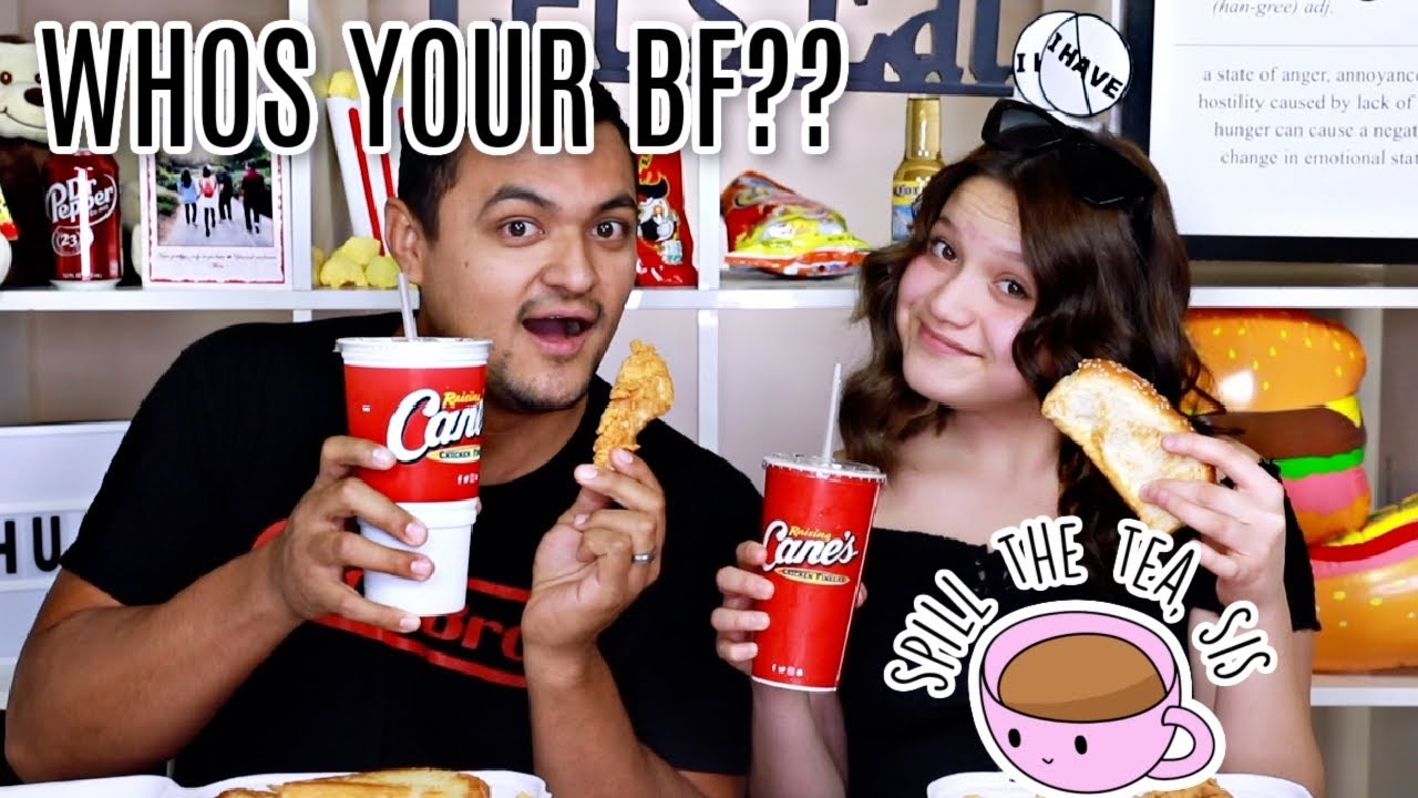 RAISING CANES MUKBANG W/ JASMINGLITZ *answering your juicy questions*