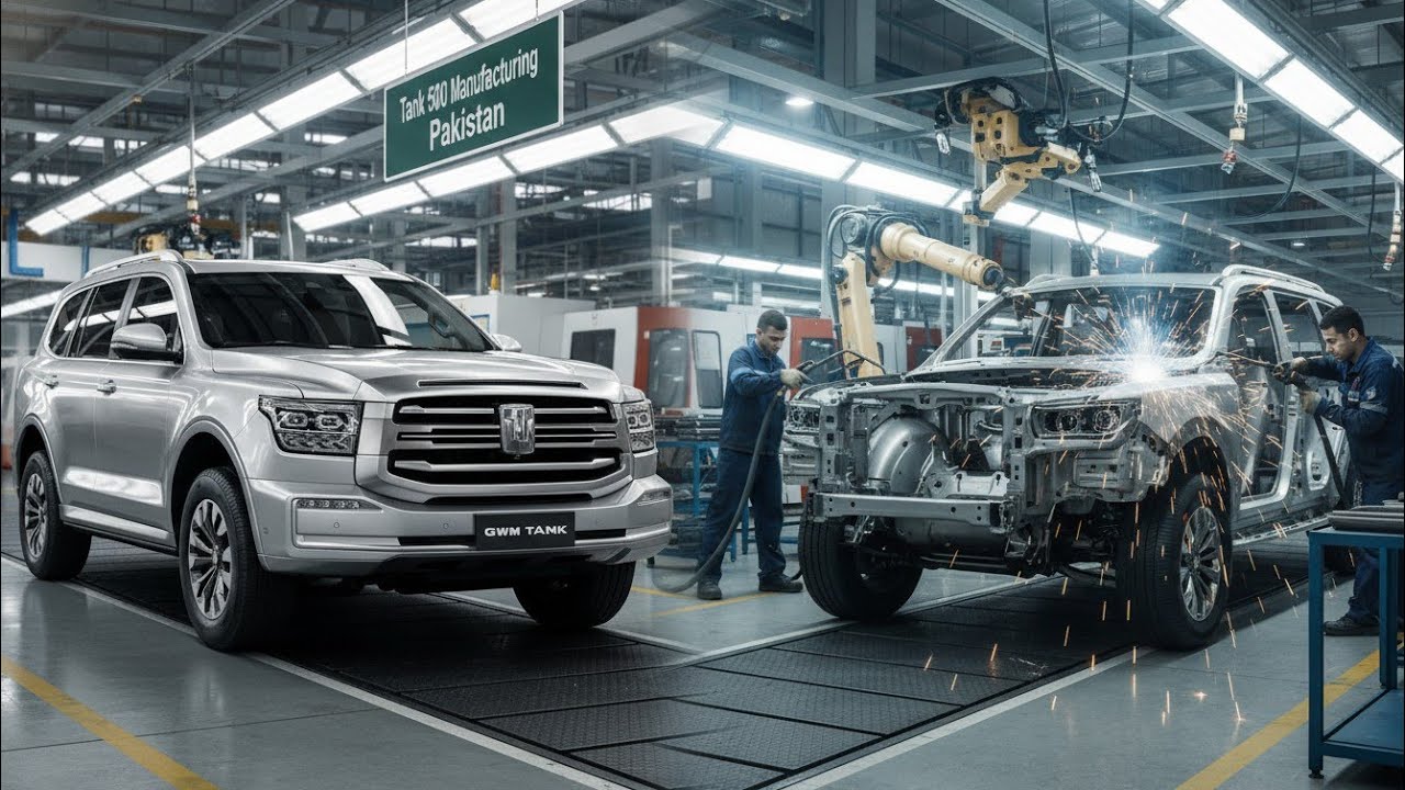 Manufacturing Tank 500 in Pakistan 🇵🇰 How Tank 500 Becomes a Complete SUV Full Factory Process 2026