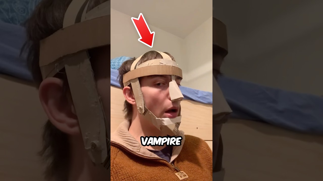 Дешевый, но потрясающий костюм вампира #шорты