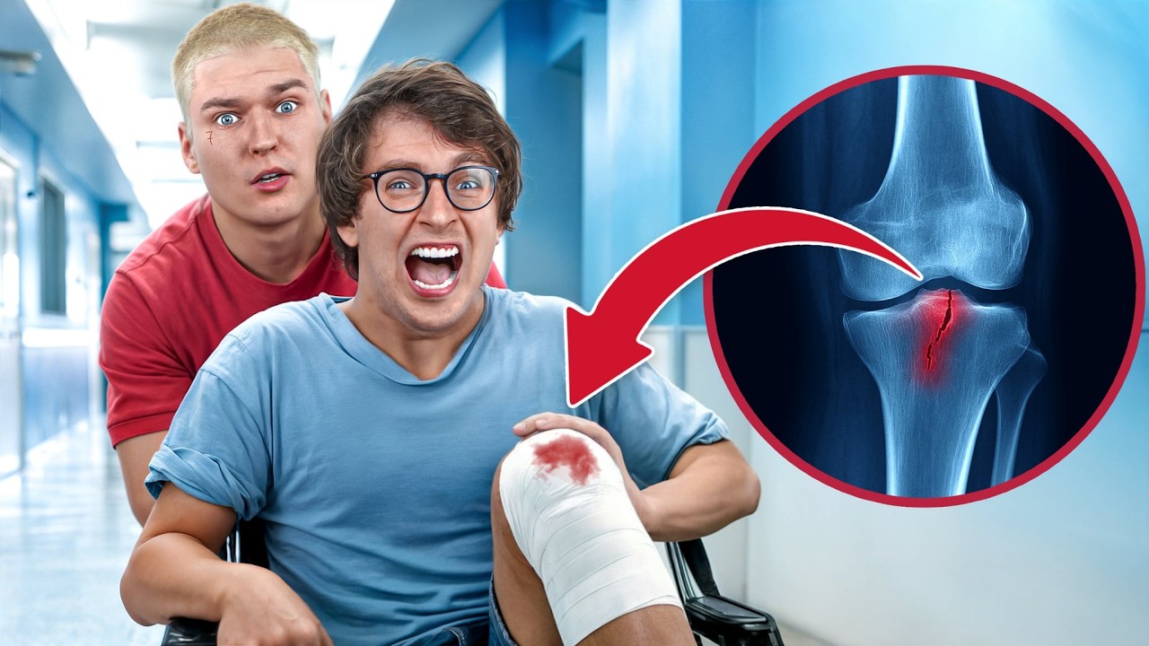 Justek miał wypadek...