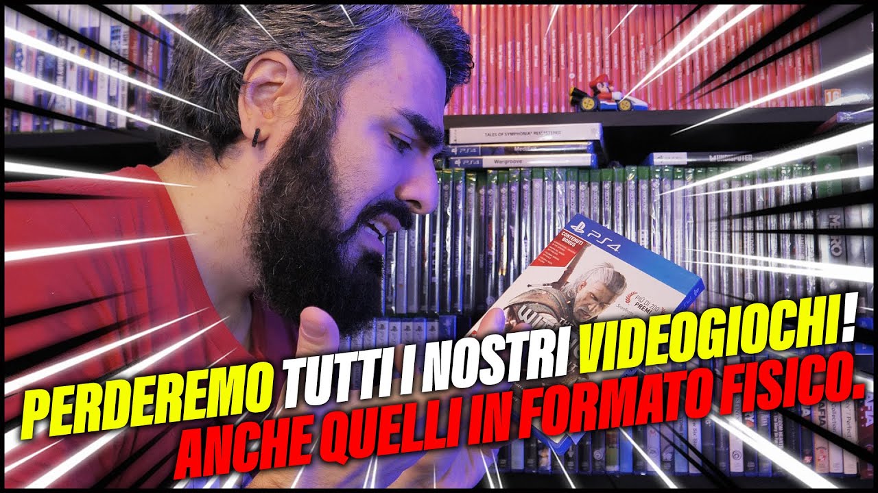 IMPORTANTE: TUTTI I NOSTRI VIDEOGIOCHI FISICI ANDRANNO PERDUTI entro qualche anno. Lo studio.