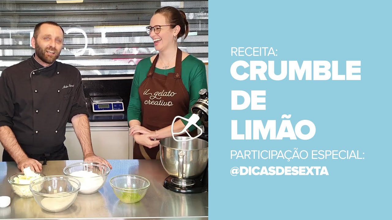 Receita de Crumble de limão
