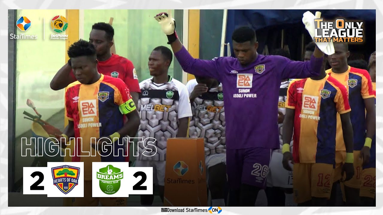 HEARTS OF OAK 2 : 2 DREAMS FC - HIGHLIGHTS | WK 8