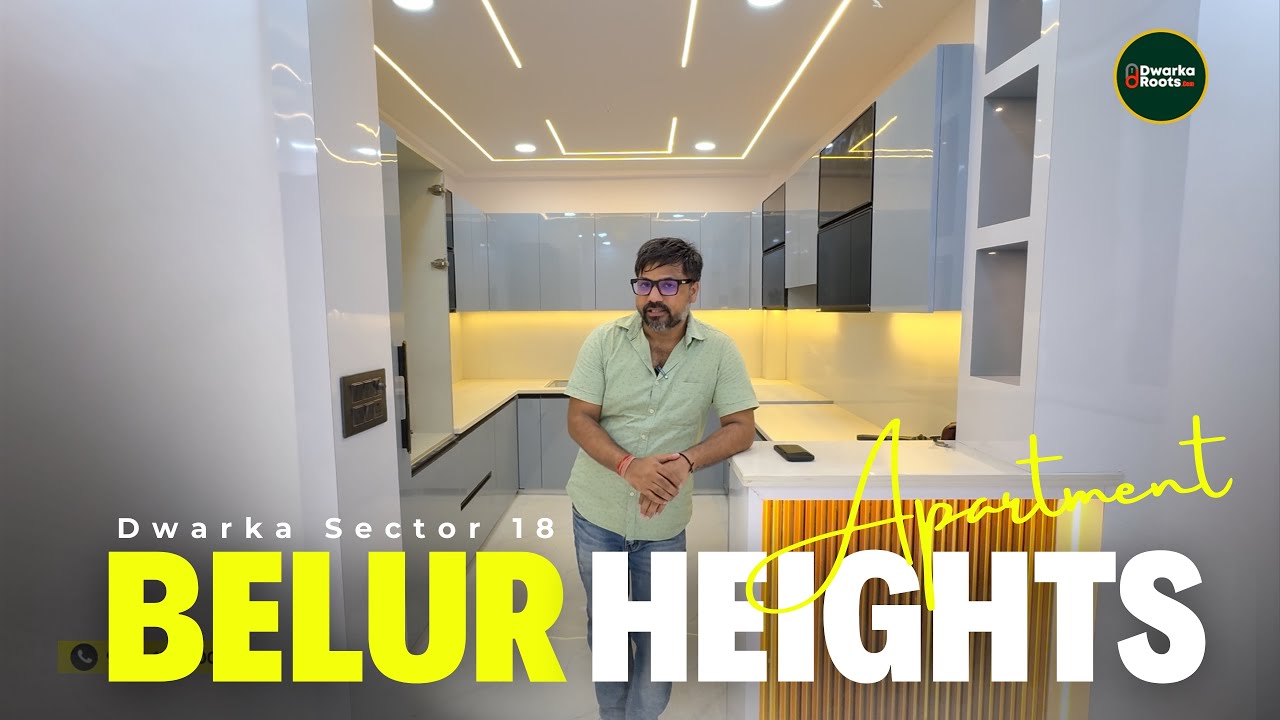 4 BHK ✅ हाई डिमांडिंग सोसाइटी Belur Heights Apartment Dwarka Sector 18, 4 BHK LuxuryFlats For Sale