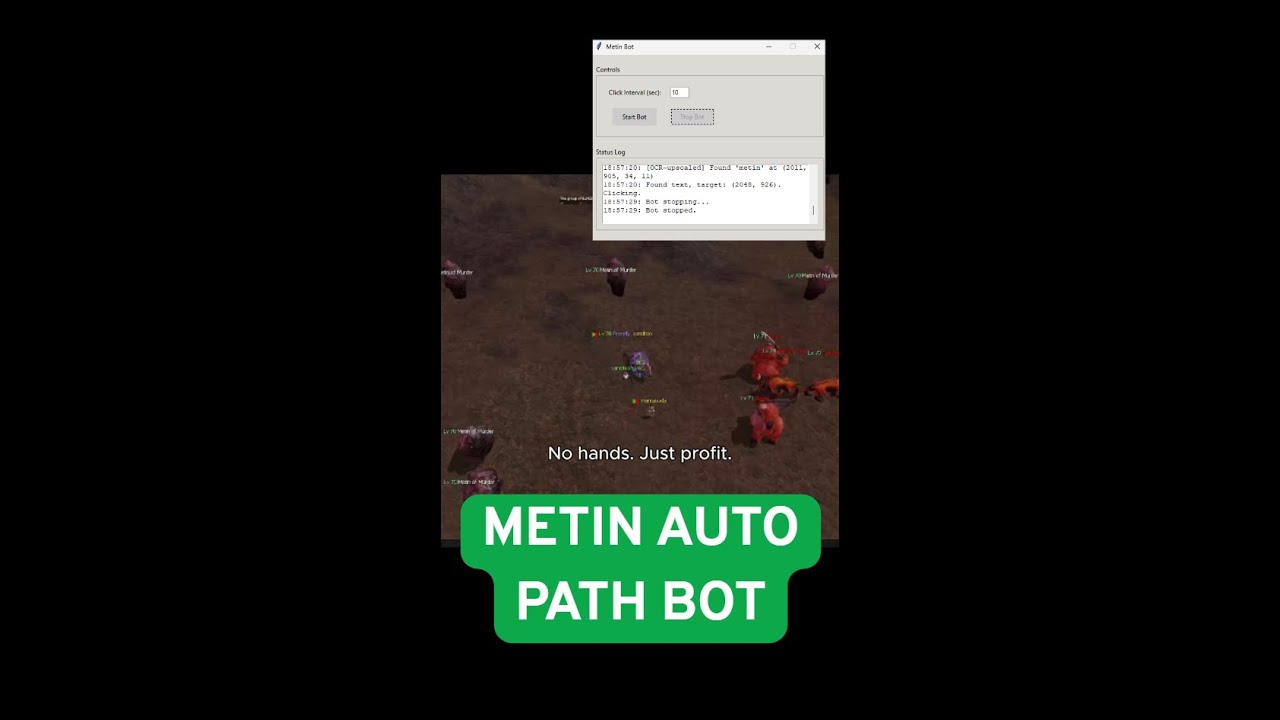 Metin 2 Farming Bot No Ban