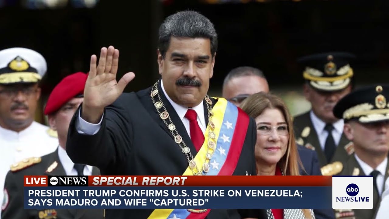 Trump confirms U.S. strike on Venezuela; says Maduro and wife 
