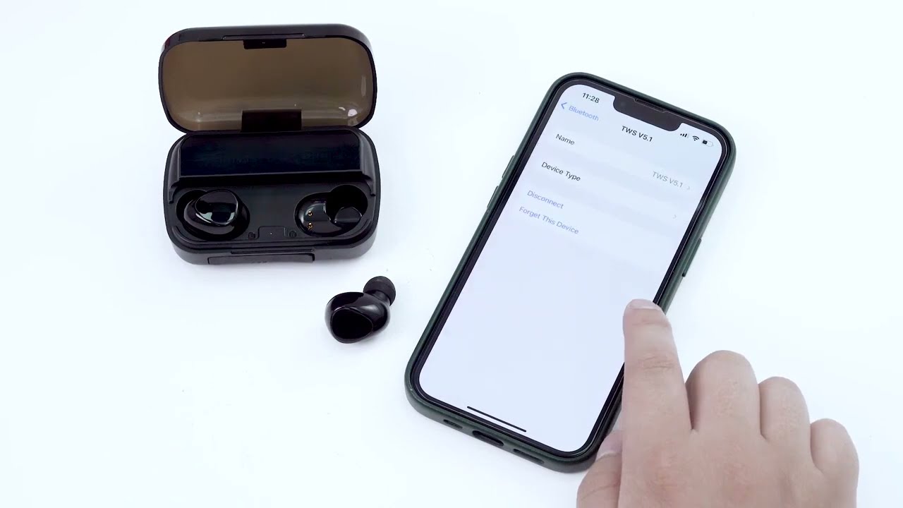Fone De Ouvido M10 TWS Sem Fio Bluetooth 5.1 9D &Agrave; Prova D'&aacute;gua Com Microfone