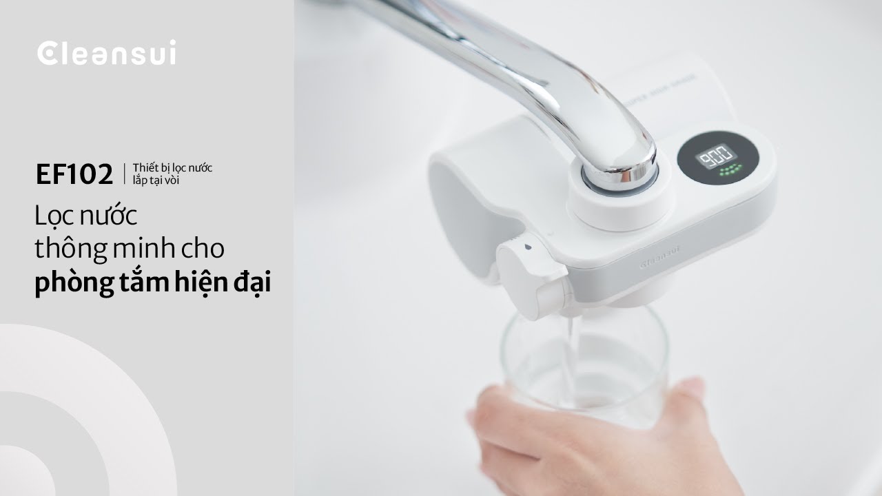 Lọc nước th&ocirc;ng minh cho ph&ograve;ng tắm hiện đại | EF102 | Mitsubishi Cleansui