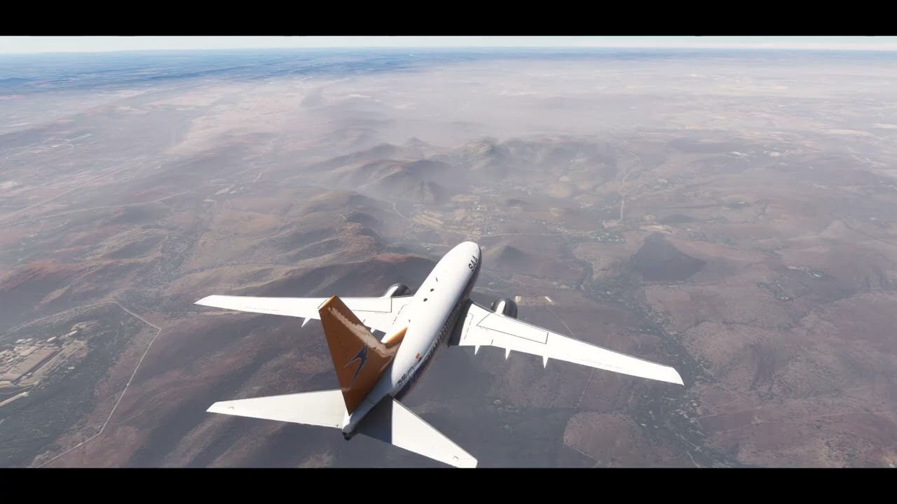 South African Airways 737 600 Retro Livery  Livingston Johannesburg Lilongwe