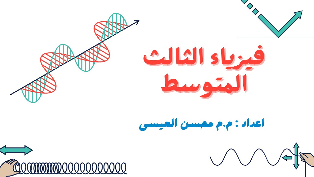 فيزياء الثالث المتوسط // الفصل الاول // المحاضرة الرابعة // المجال الكهربائي